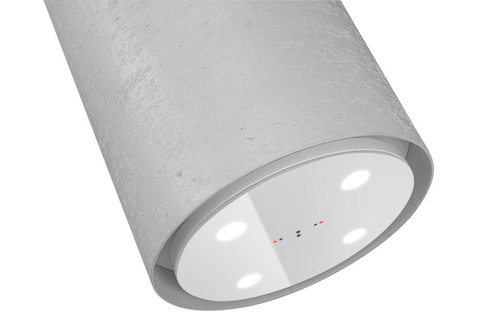 Ostrovčekový digestor Columni Stono Light Grey - Sivá - foto produktu 7