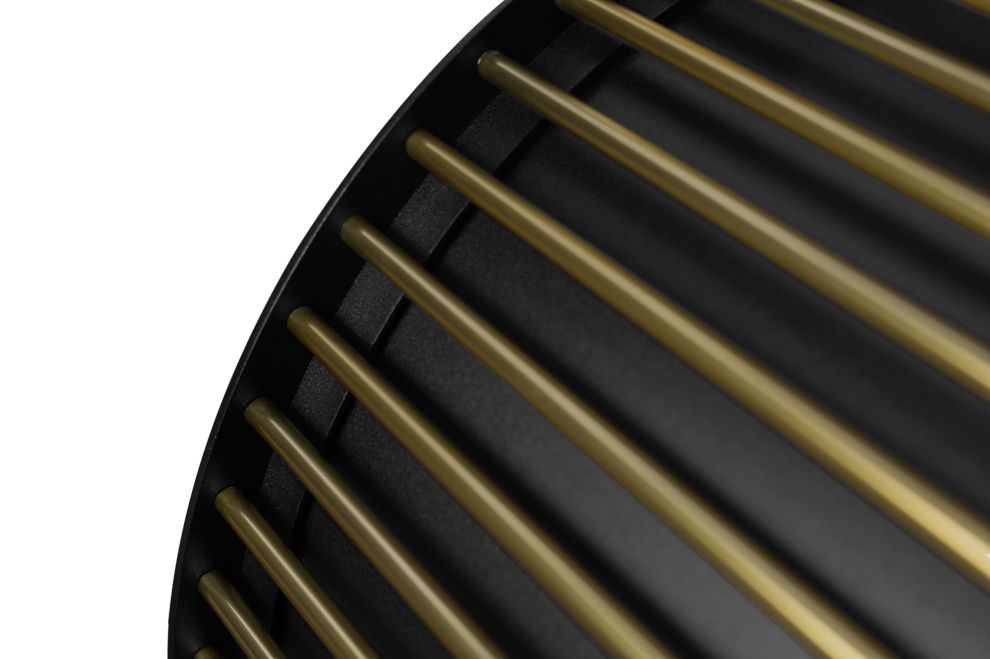 Ostrovčekový digestor Voliera N1 Black-Gold - Čierna - foto produktu 7