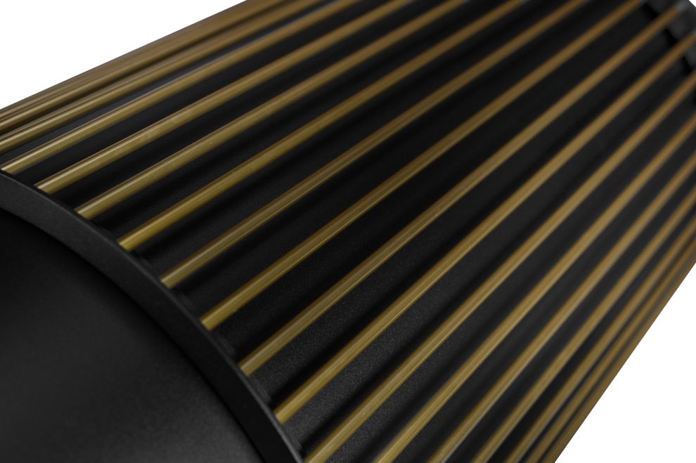 Ostrovčekový digestor Voliera N3 Black-Gold - Čierna - foto produktu 5