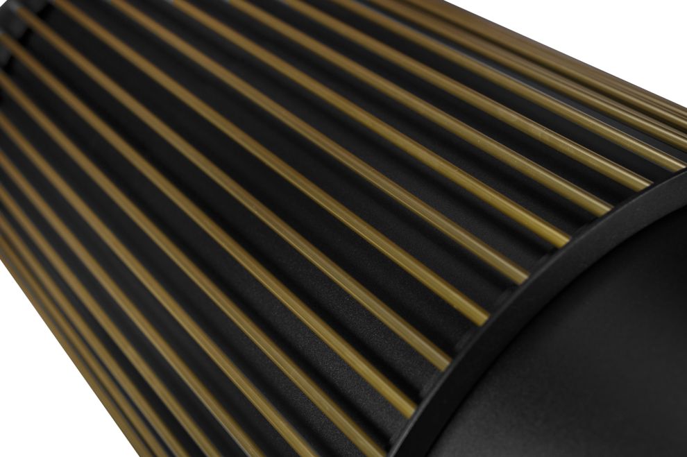 Ostrovčekový digestor Voliera N3 Black-Gold - Čierna - foto produktu 9