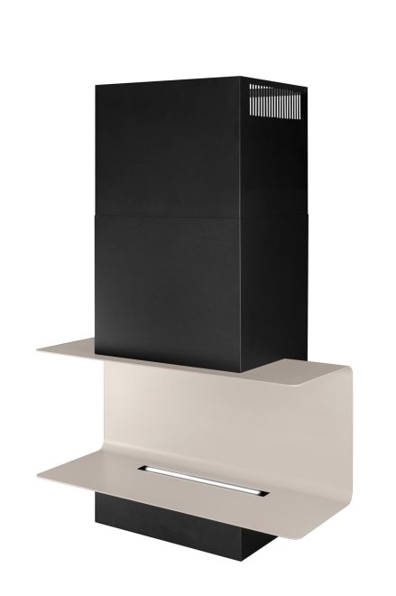 Digestor komínový C-Shelf Black-Kashmir - Čierna - foto produktu 4