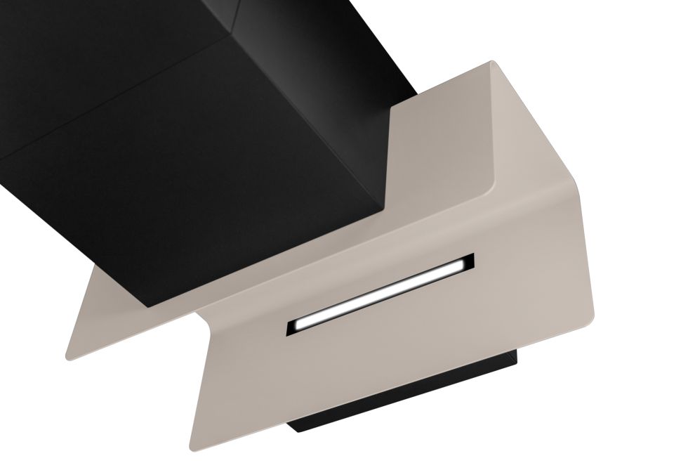 Digestor komínový C-Shelf Black-Kashmir - Čierna - foto produktu 6