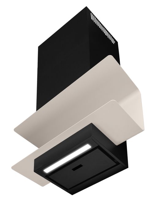 Digestor komínový C-Shelf Black-Kashmir - Čierna - foto produktu 10