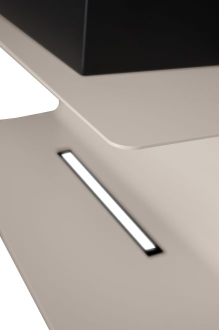 Digestor komínový C-Shelf Black-Kashmir - Čierna - foto produktu 16