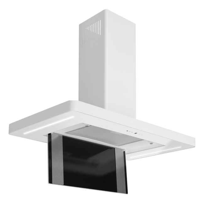 Ostrovčekový digestor Decor Island White - Biely - foto produktu 5
