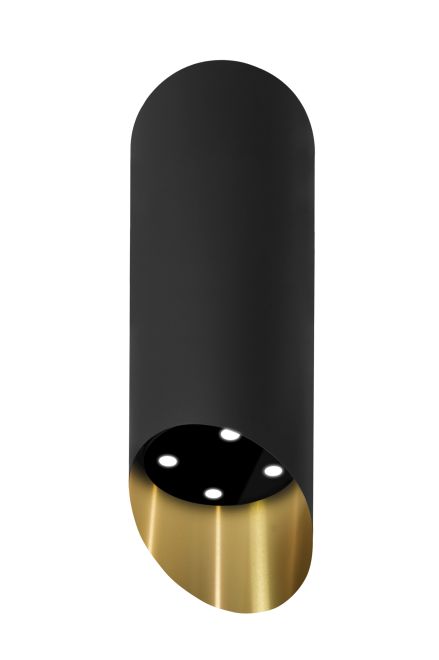 Ostrovčekový digestor Hiro Color Black-Gold - Black Matt/Gold - foto produktu 3