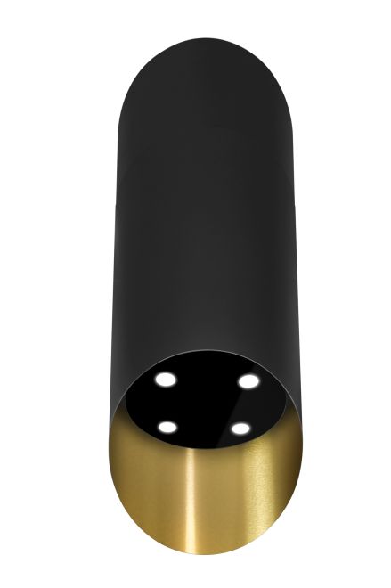 Ostrovčekový digestor Hiro Color Black-Gold - Black Matt/Gold - foto produktu 5