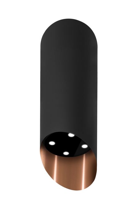Ostrovčekový digestor Hiro Color Black-Copper - Black Matt/Copper - foto produktu 3
