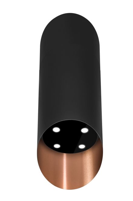 Ostrovčekový digestor Hiro Color Black-Copper - Black Matt/Copper - foto produktu 5