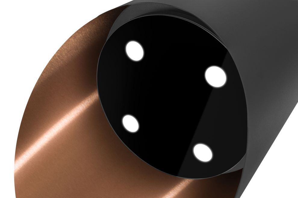 Ostrovčekový digestor Hiro Color Black-Copper - Black Matt/Copper - foto produktu 7
