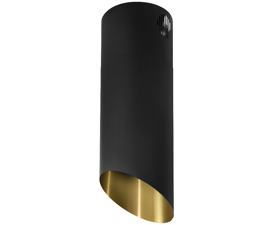 Ostrovčekový digestor Hiro Color Black-Gold - Black Matt/Gold - foto produktu