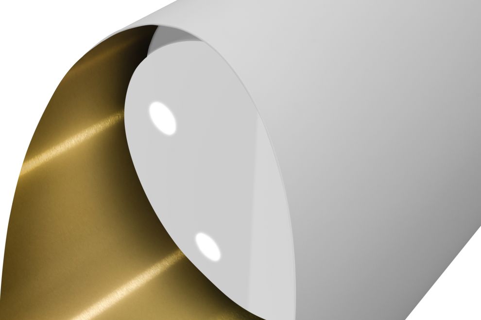 Digestor komínový Hiro OR Color White-Gold - White Matt/Gold - foto produktu 7