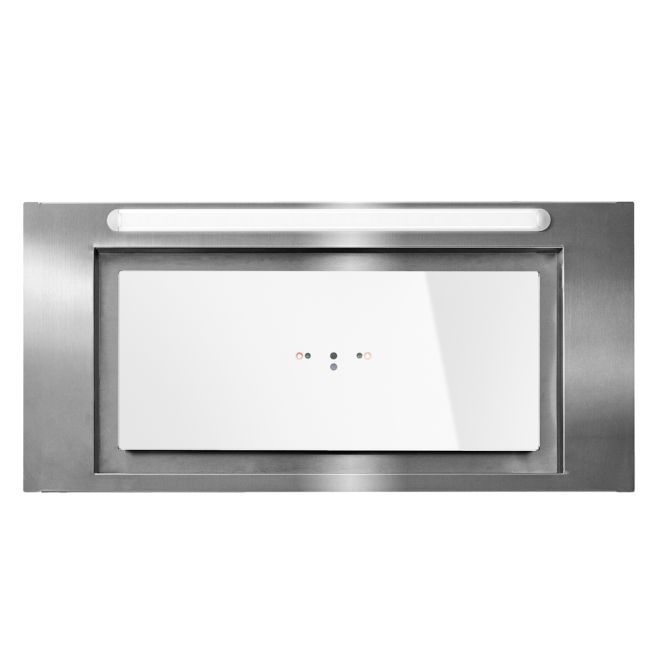 Digestor podskrinkový Micra White Gesture Control - Inox biely - foto produktu 4