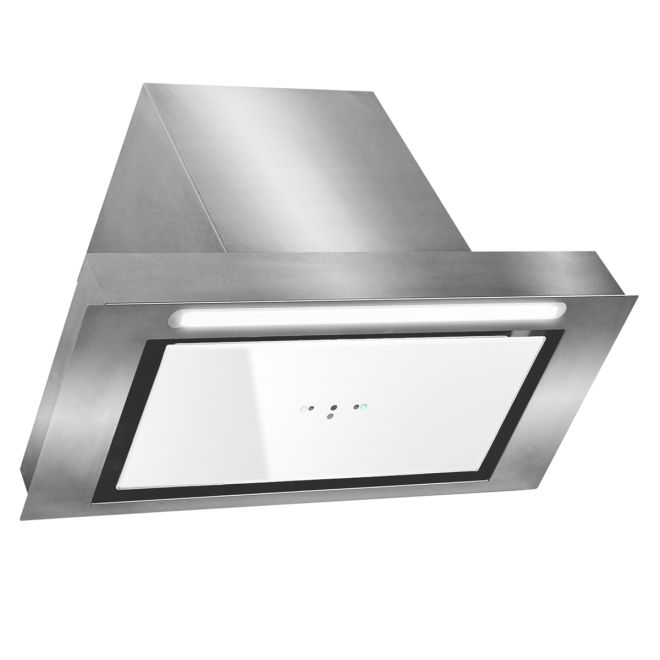 Digestor podskrinkový Micra White Gesture Control - Inox biely - foto produktu 6