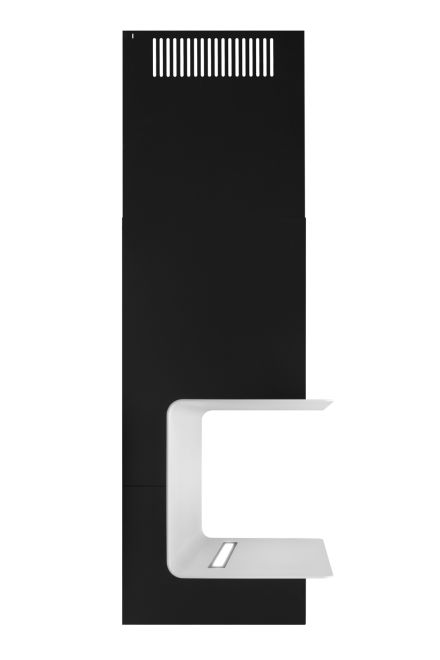 Digestor komínový C-Shelf Black-White - Čierna matná - foto produktu 9