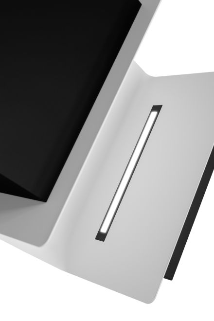 Digestor komínový C-Shelf Black-White - Čierna matná - foto produktu 6