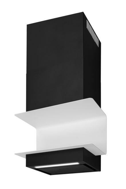 Digestor komínový C-Shelf Black-White - Čierna matná - foto produktu 3