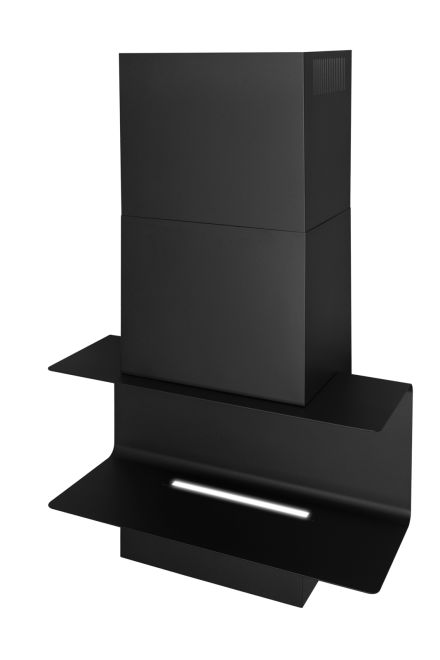 Digestor komínový C-Shelf Black-Black - Čierna matná - foto produktu 7