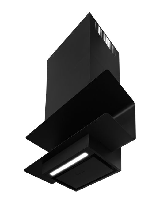Digestor komínový C-Shelf Black-Black - Čierna matná - foto produktu 11