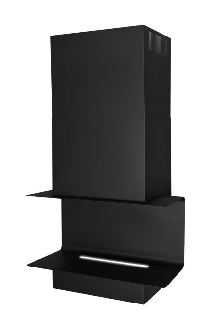 Digestor komínový C-Shelf Black-Black - Čierna matná - foto produktu 17