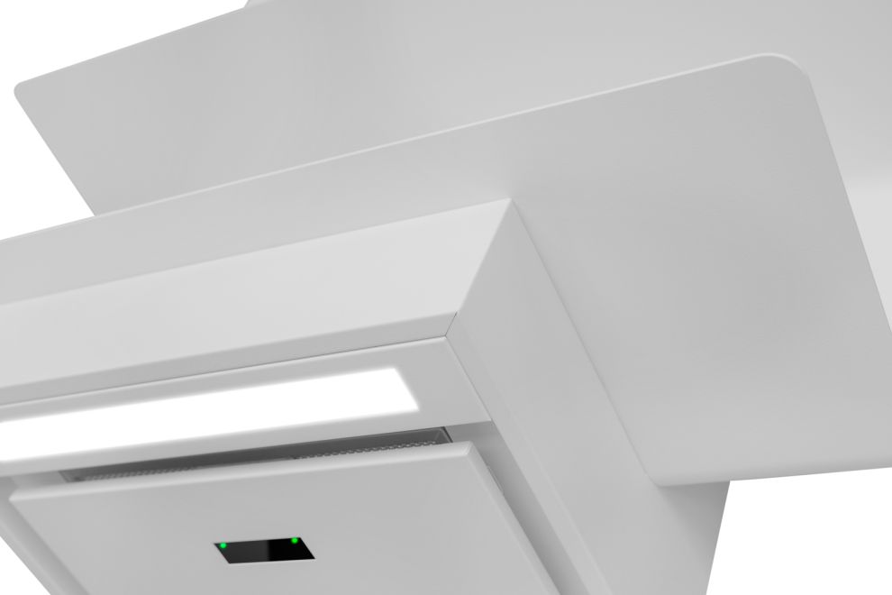 Digestor komínový C-Shelf White-White - Biela matná - foto produktu 11