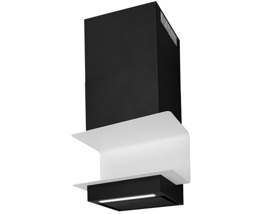 Digestor komínový C-Shelf Black-White - Čierna matná - foto produktu 12