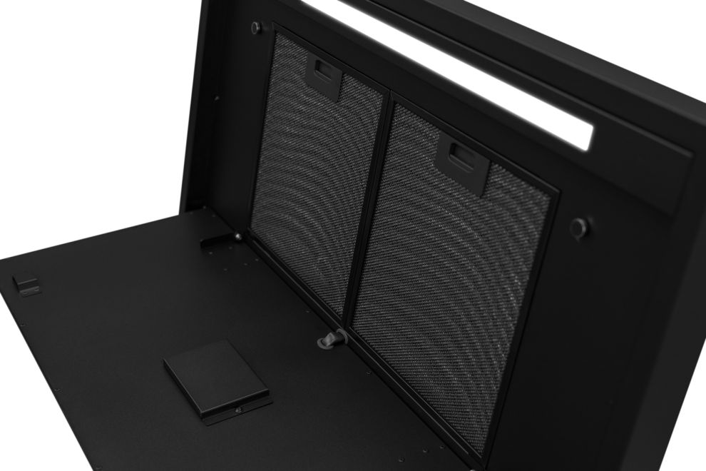 Ostrovčekový digestor Magnetic Island Black Matt Gesture Control - Čierna matná - foto produktu 9