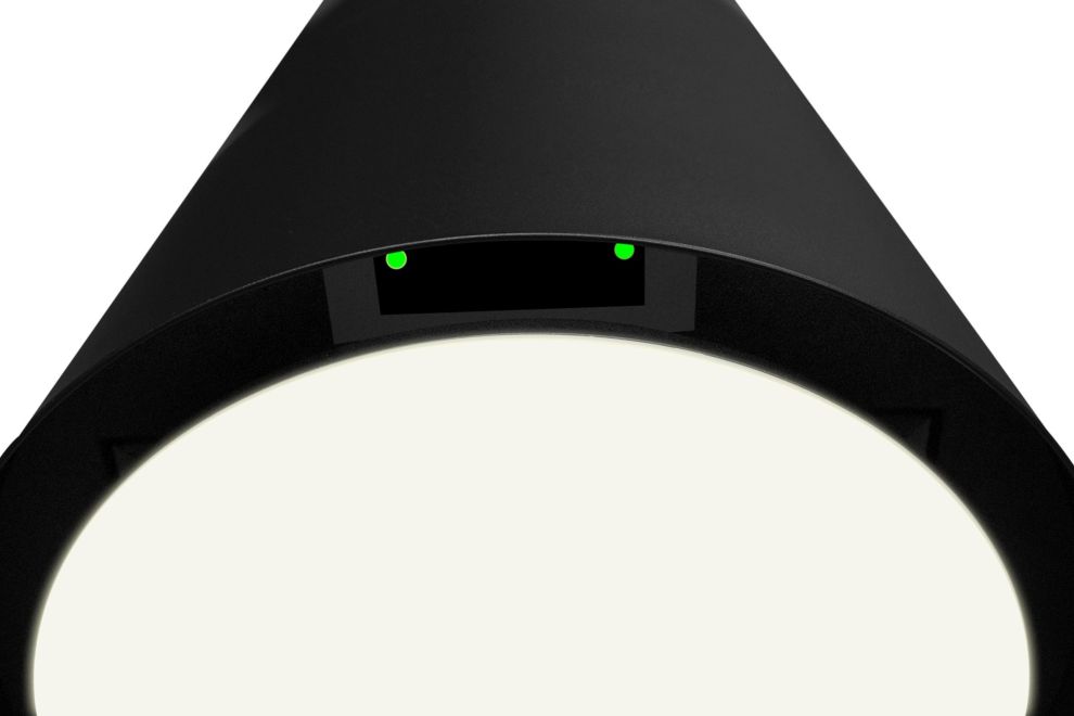 Ostrovčekový digestor Tubo Gesture Control Black Matt - Čierna matná - foto produktu 9