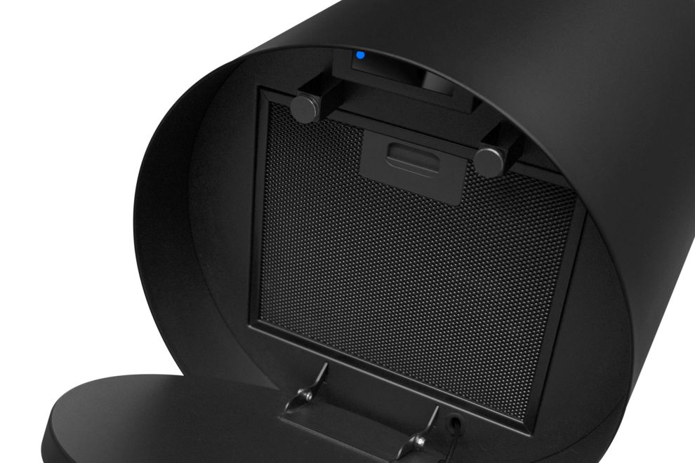 Ostrovčekový digestor Tubo Gesture Control Black Matt - Čierna matná - foto produktu 10