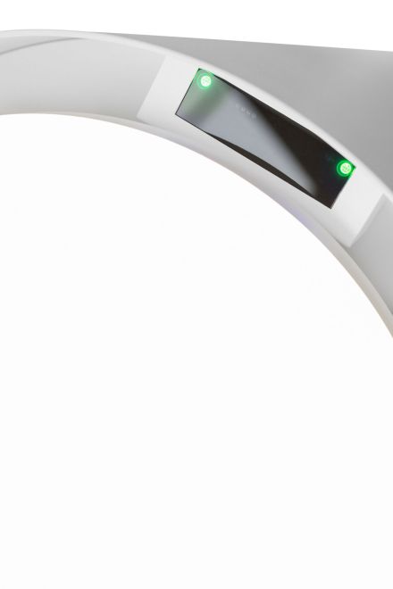 Ostrovčekový digestor Tubo Gesture Control White Matt - Biela matná - foto produktu 15