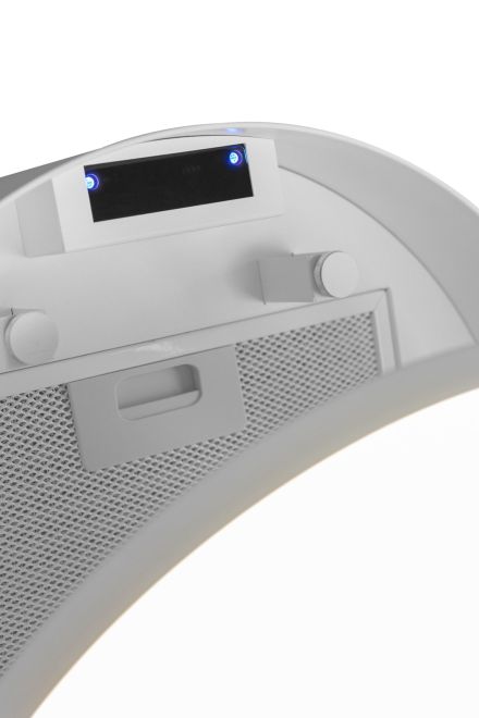 Ostrovčekový digestor Tubo Gesture Control White Matt - Biela matná - foto produktu 16