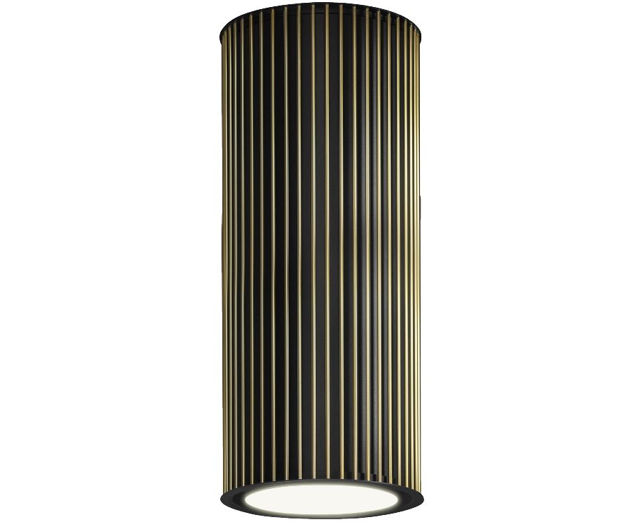 Ostrovčekový digestor Voliera N1 Black-Gold Gesture Control - Čierna matná - foto produktu