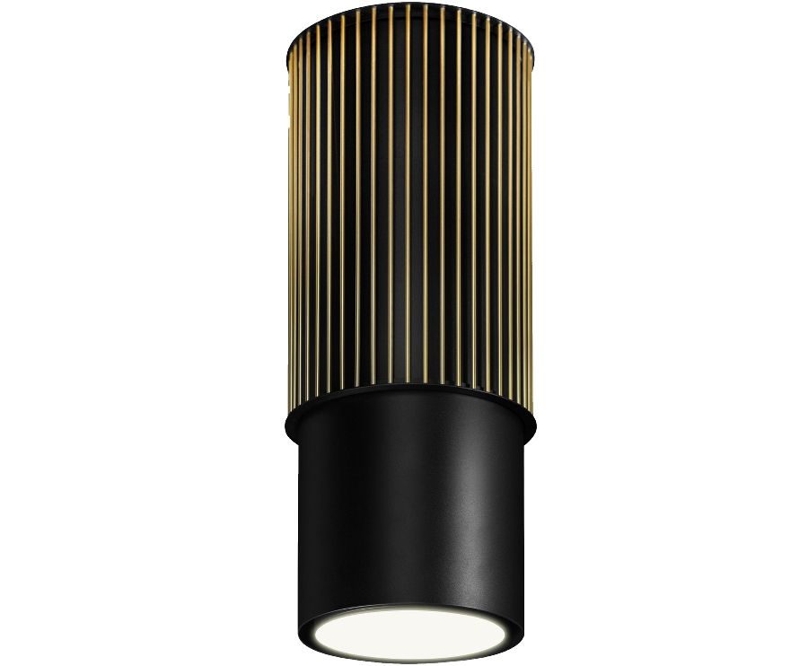 Ostrovčekový digestor Voliera N3 Black-Gold Gesture Control - Čierna matná - foto produktu
