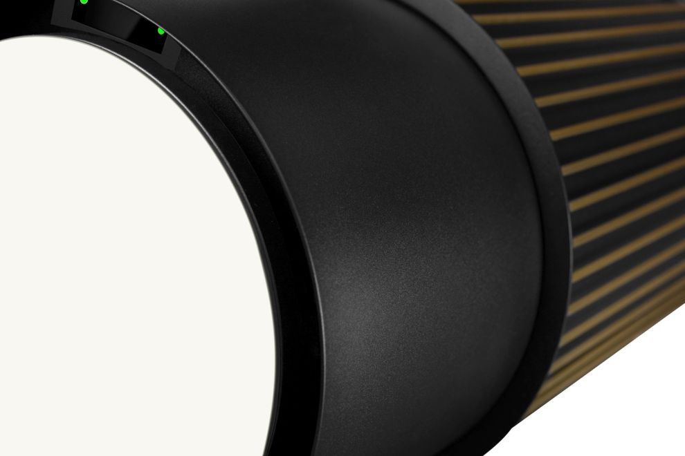 Ostrovčekový digestor Voliera N3 Black-Gold Gesture Control - Čierna matná - foto produktu 5