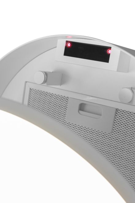 Ostrovčekový digestor Voliera N1 White-White Gesture Control - Biela matná - foto produktu 7