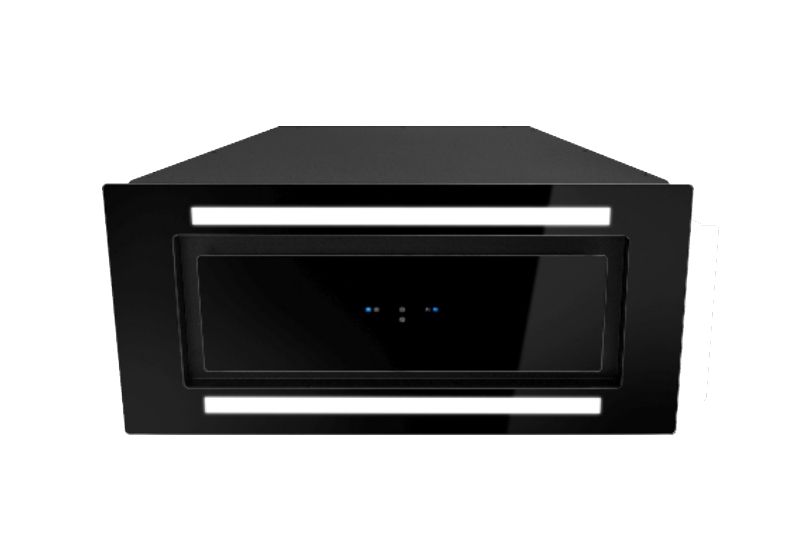 Lando Glass 2Strips Gesture Control Black