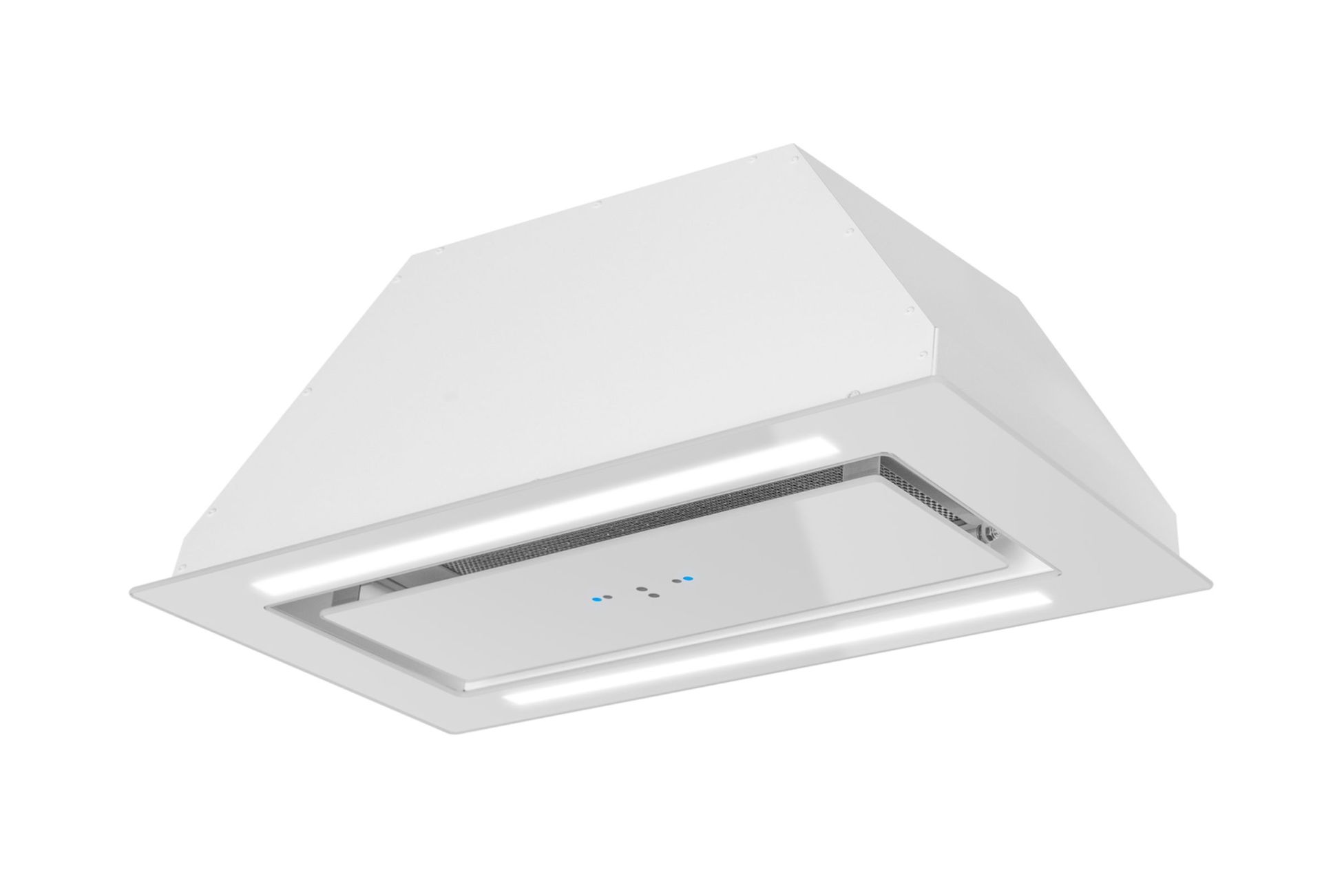 Lando Glass 2Strips Gesture Control White