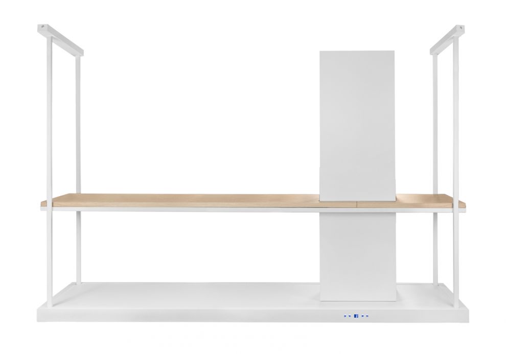 Ostrovčekový digestor Metropolis Elite Wood White Matt - Biela matná - foto produktu 24