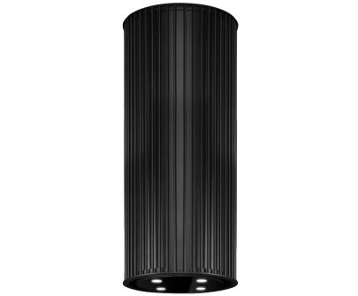 Ostrovčekový digestor Voliera N1 Black-Black - Čierna matná - 44,5 cm