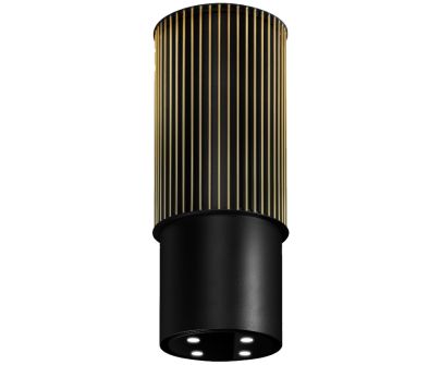 Ostrovčekový digestor Voliera N3 Black-Gold - Čierna - 44,5 cm