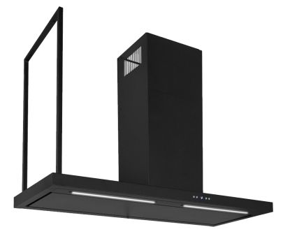 Digestor komínový Metropolis OR Black Matt - Čierna matná - 120 cm / 150 cm