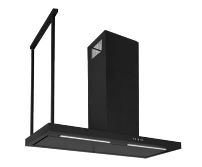 Digestor komínový Metropolis OR Black Matt - Čierna matná - 120 cm / 150 cm