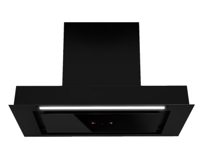 Digestor podskrinkový Micra Black Matt Gesture Control - Čierna matná - 59,5 cm / 89,5 cm