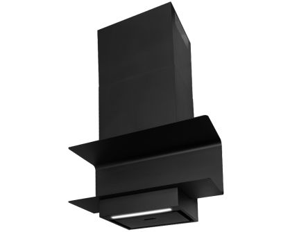 Digestor komínový C-Shelf Black-Black - Čierna matná - 60 cm / 80 cm