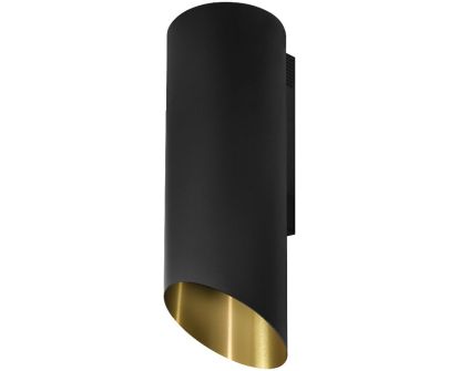 Digestor komínový  - Black Matt/Gold - 40 cm