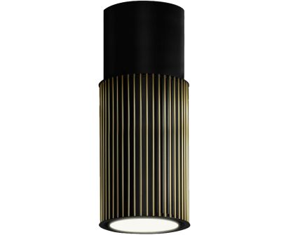 Ostrovčekový digestor Voliera N2 Black-Gold Gesture Control - 44,5 cm