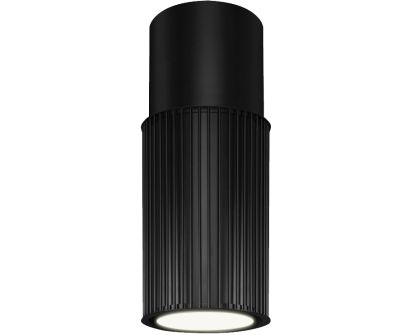 Ostrovčekový digestor Voliera N2 Black-Black Gesture Control - Čierna matná - 44,5 cm