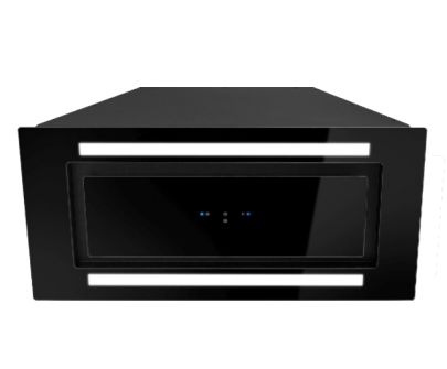 Digestor podskrinkový Lando Glass 2Strips Gesture Control Black - Čierna - 56,4 cm / 86,4 cm