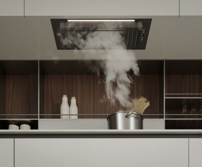 Digestor podskrinkový Prato Black Matt - Čierna matná - 59,5 cm / 89,5 cm - Vizualizácia