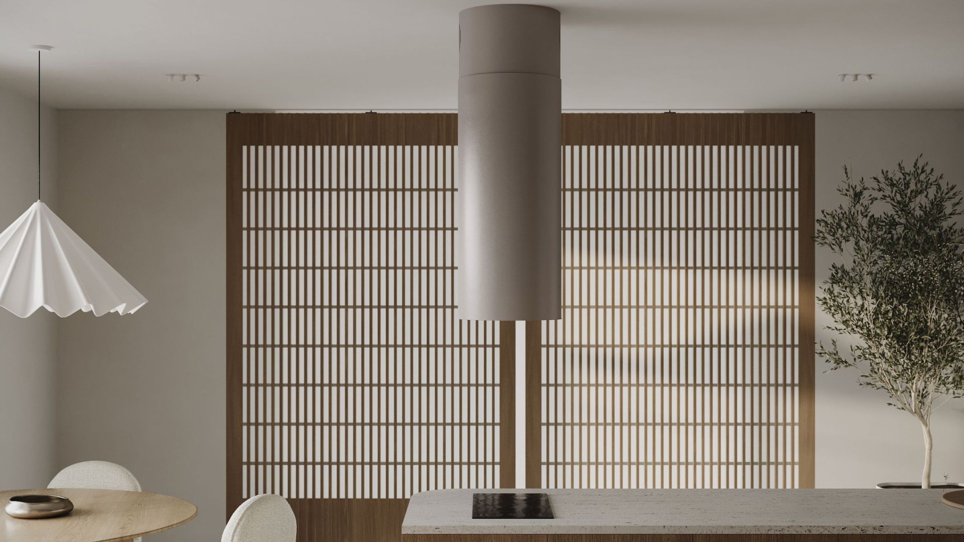 Ostrovčekový digestor Tubo Kashmir Gesture Control - Kashmir - Vizualizácia 7